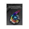 Y21 Rgb Işık Efektli Intercom Bluetooth Motosiklet Kask Kulaklığı Intercom Kulaklık
