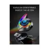 Y21 Rgb Işık Efektli Intercom Bluetooth Motosiklet Kask Kulaklığı Intercom Kulaklık