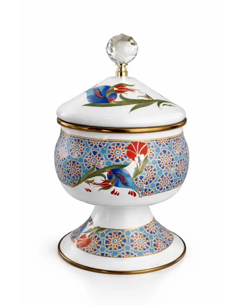 PR Home Mihrimah Emaye Ayaklı Şekerlik