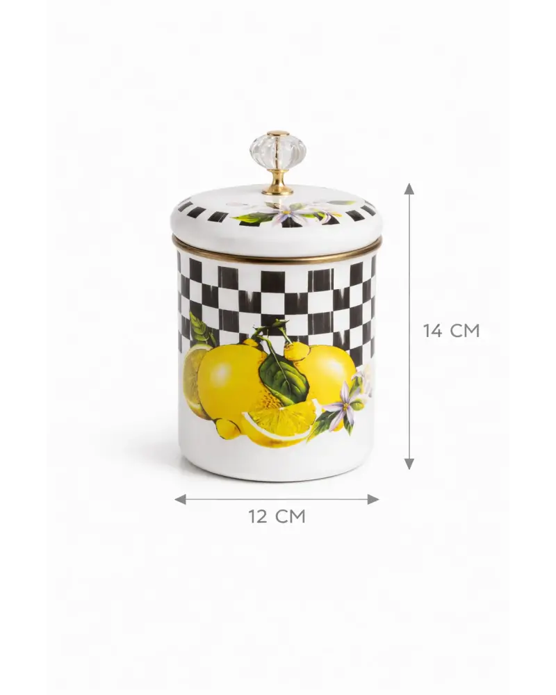 PR Home Lemon Emaye Baharatlık Seti 14 Cm