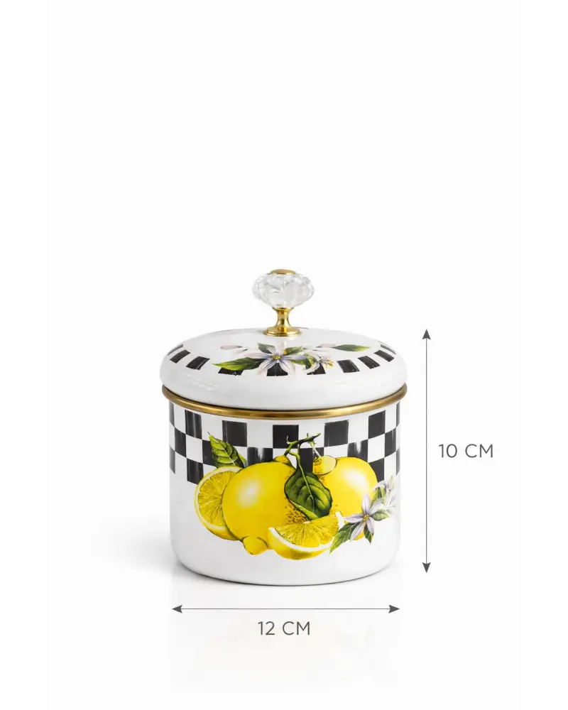 PR Home Lemon Emaye Baharatlık Seti 10 Cm