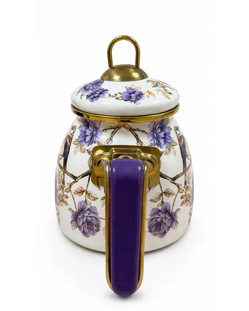 PR Home Fiorella Rose Model Emaye Çaydanlık