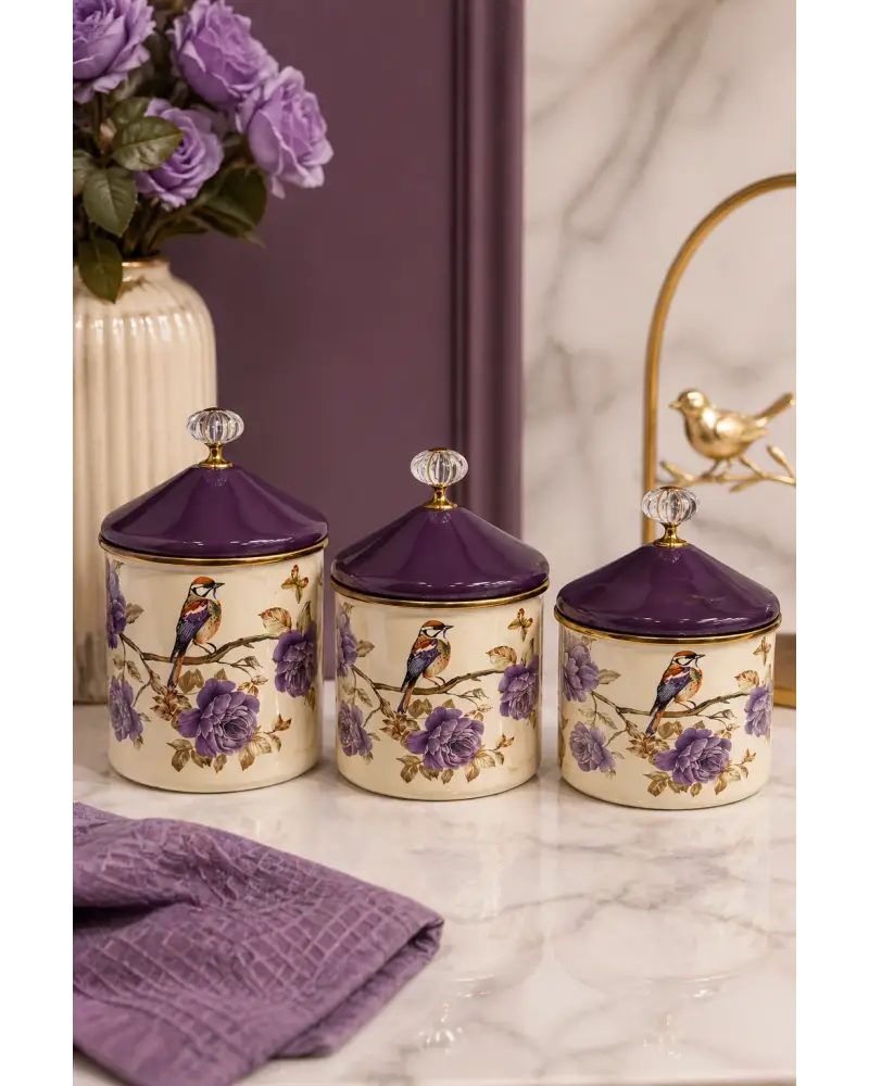 PR Home Fiorella Emaye Baharatlık Seti