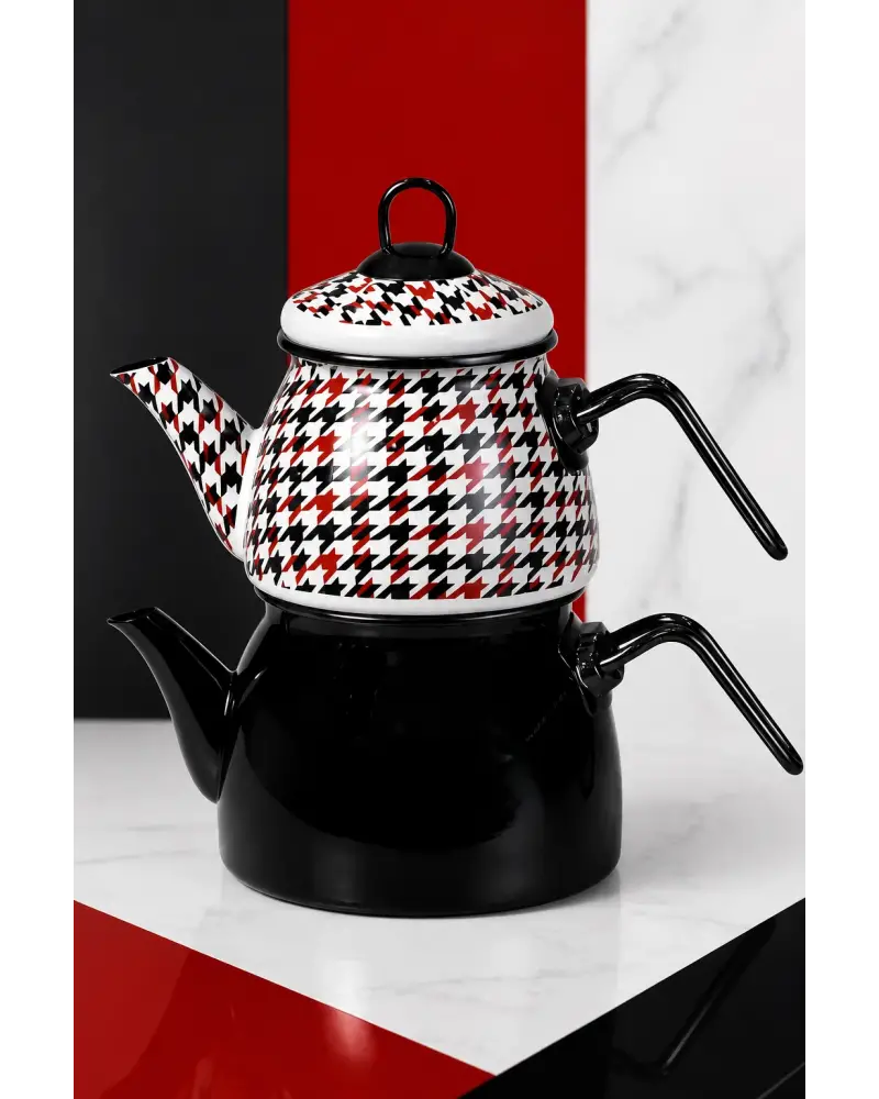 PR Home Forte Black Mini Model Emaye Çaydanlık