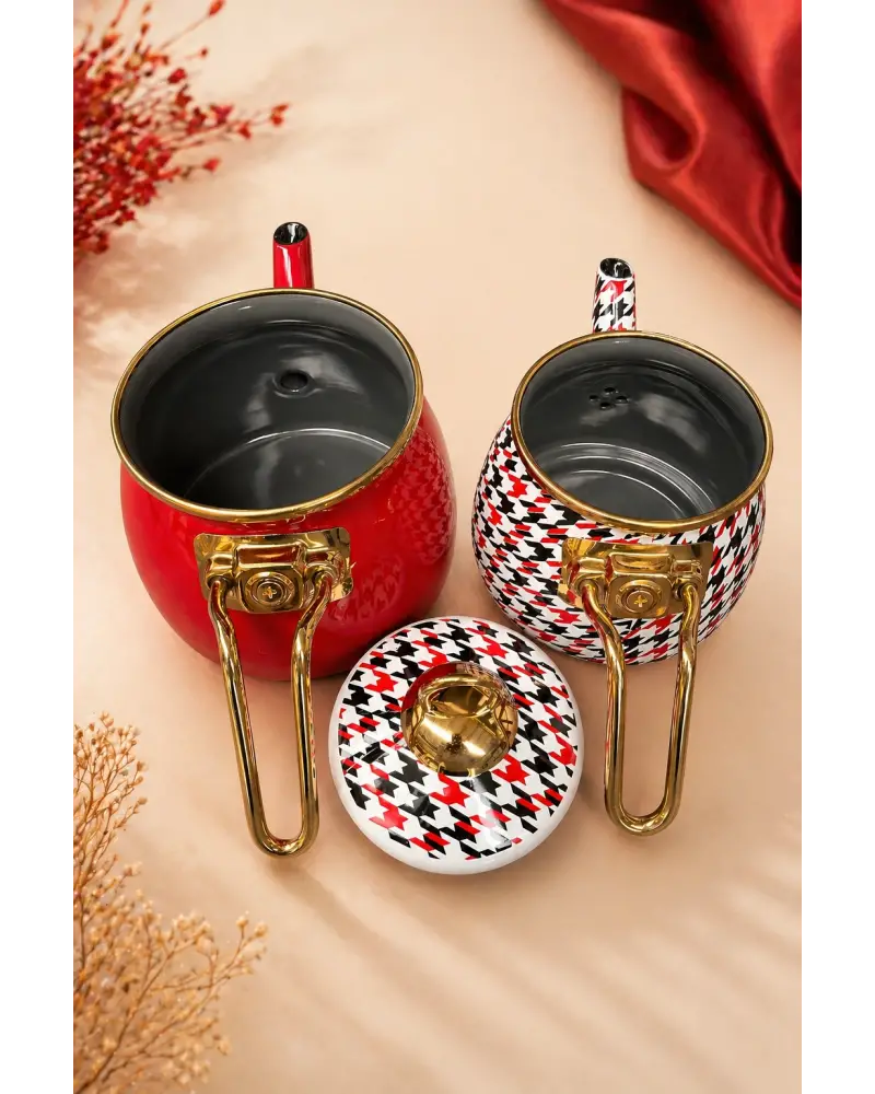 PR Home Forte Red Mini Model Emaye Çaydanlık