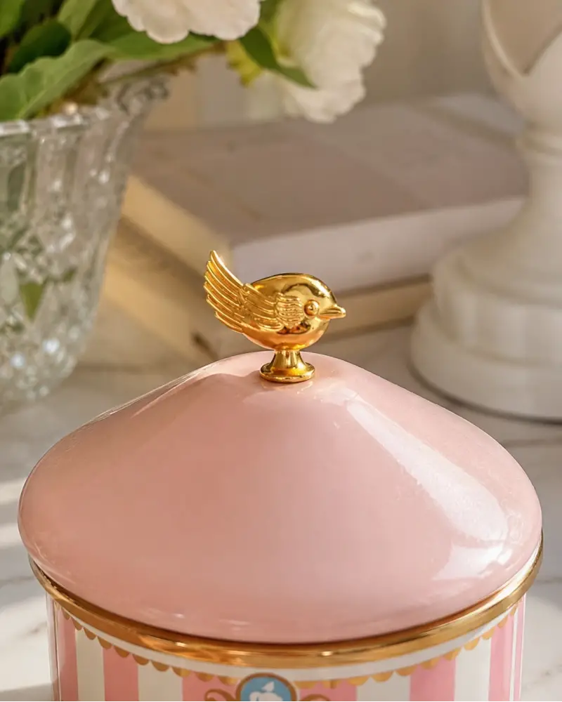 PR Home Alaria Pembe Emaye Baharatlık Seti 12 Cm