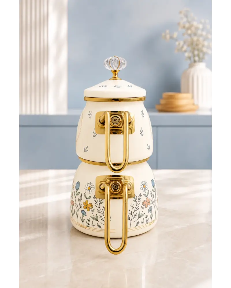 PR Home Anemon Mini Model Emaye Çaydanlık