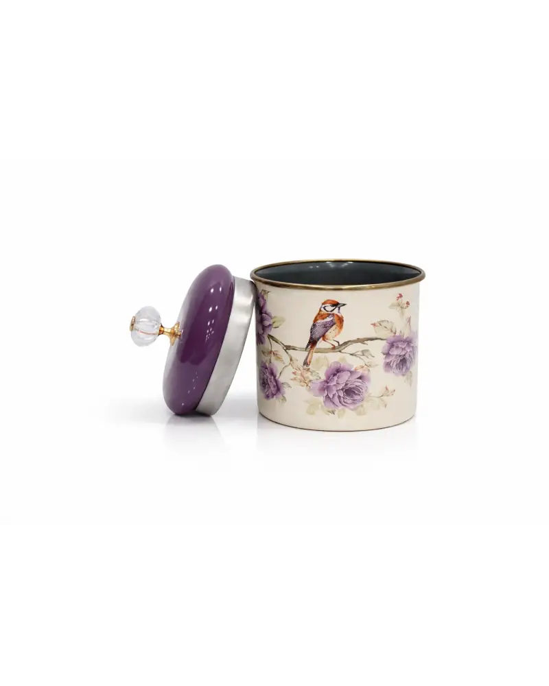 PR Home Fiorella Emaye Baharatlık Kavanoz Orta Boy 12 cm