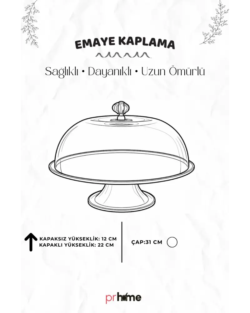 PR Home Fiorella Emaye Kek Fanusu