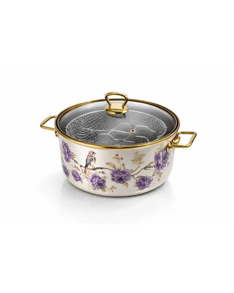 PR Home Fiorella Emaye Kızartma Tenceresi 22 cm