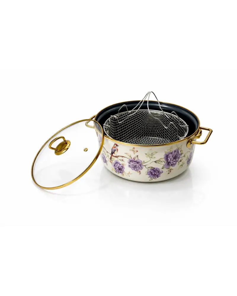 PR Home Fiorella Emaye Kızartma Tenceresi 22 cm