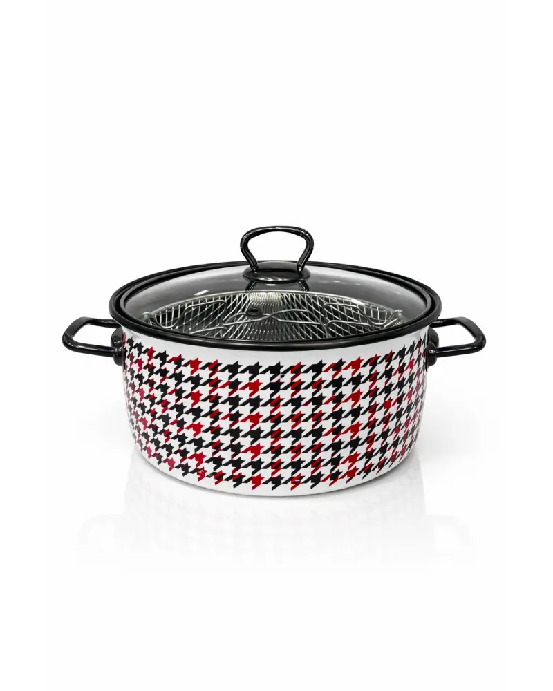 PR Home Forte Black Emaye Kızartma Tenceresi 22 cm
