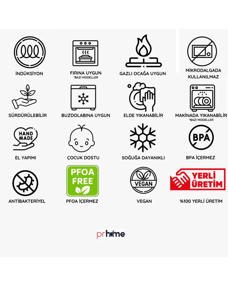 PR Home Forte Emaye Tepsi 28 cm