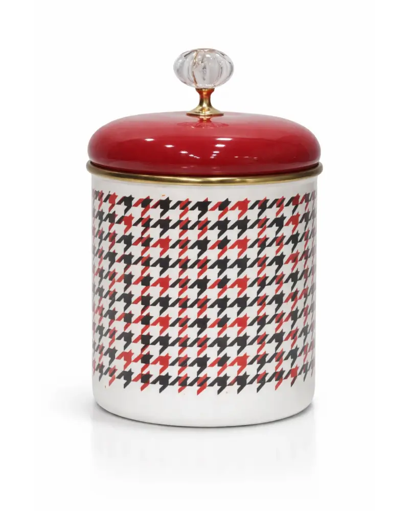 PR Home Forte Red Emaye Baharatlık Kavanoz Orta Boy 12 cm