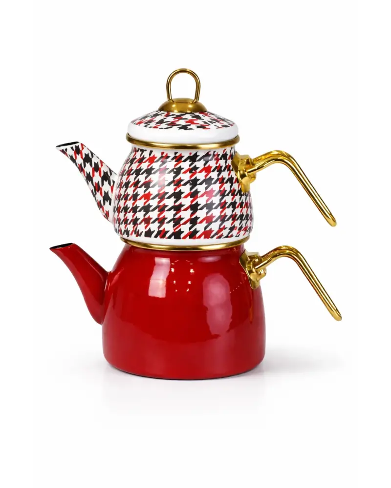 PR Home Forte Red Mini Model Emaye Çaydanlık