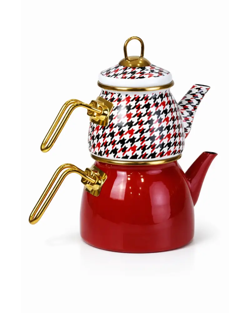 PR Home Forte Red Mini Model Emaye Çaydanlık