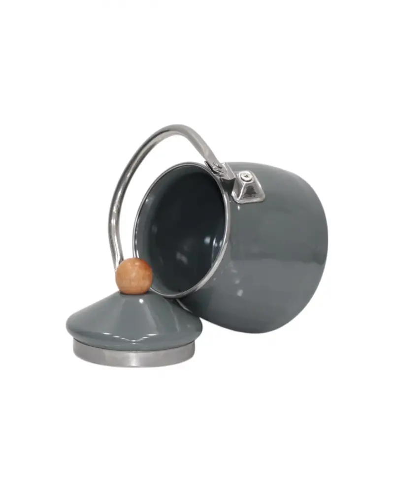 PR Home Gray Emaye Demlik Kettle Küçük 1.1 LT