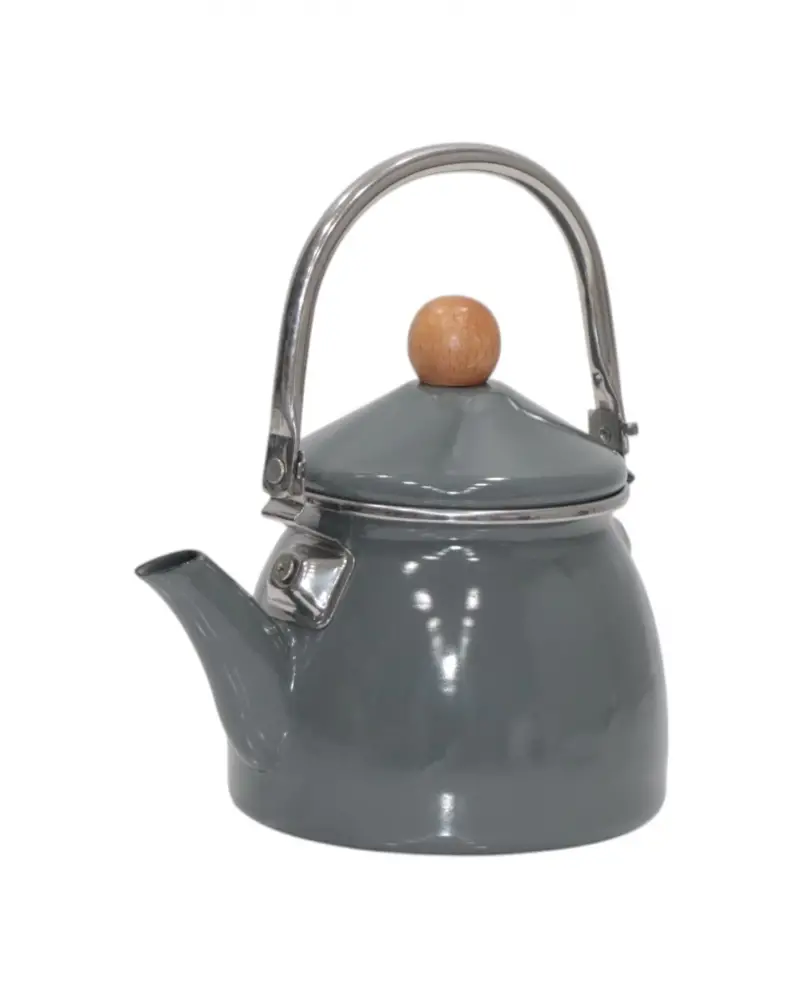 PR Home Gray Emaye Demlik Kettle Küçük 1.1 LT