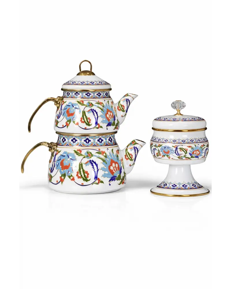 PR Home Hanzade Emaye Ayaklı Şekerlik