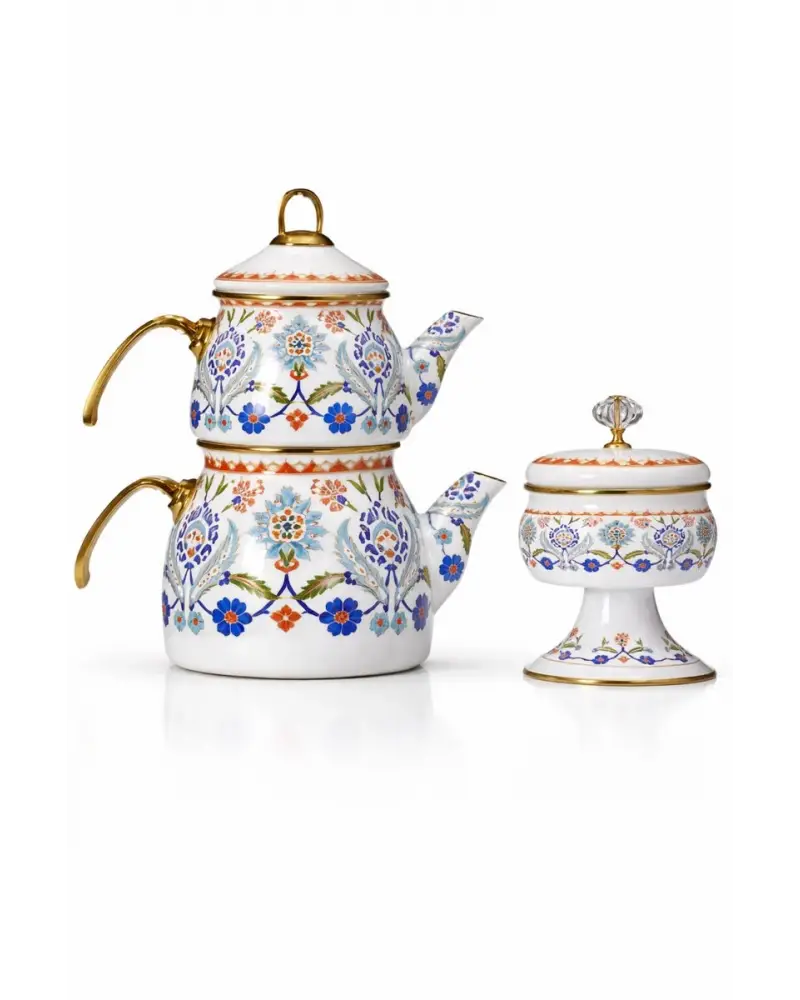 PR Home Humaşah Emaye Ayaklı Şekerlik