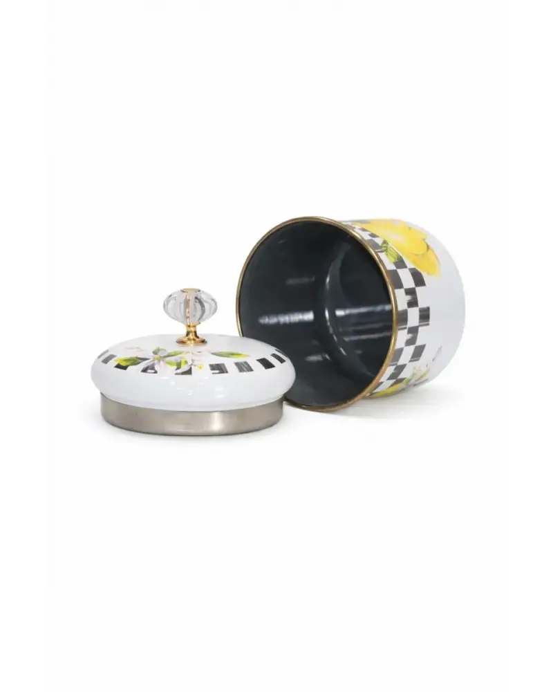 PR Home Lemon Emaye Baharatlık Kavanoz Küçük Boy 10 cm