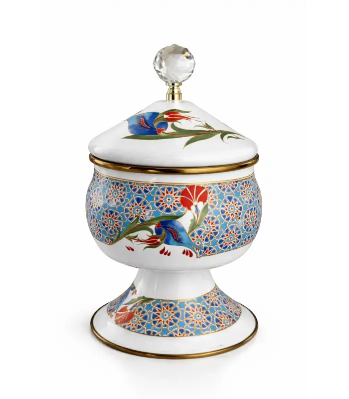 PR Home Mihrimah Emaye Ayaklı Şekerlik