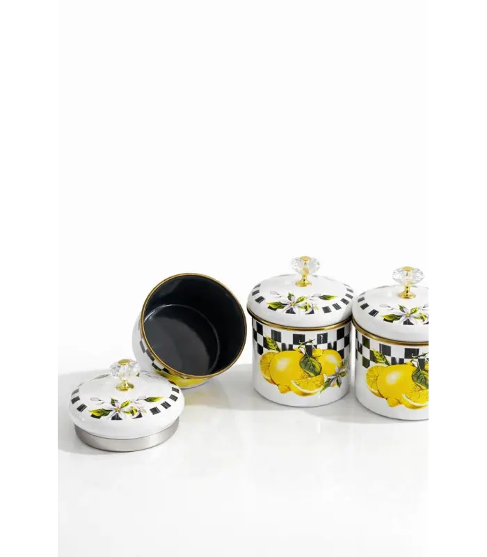 PR Home Lemon Emaye Baharatlık Seti 10 Cm