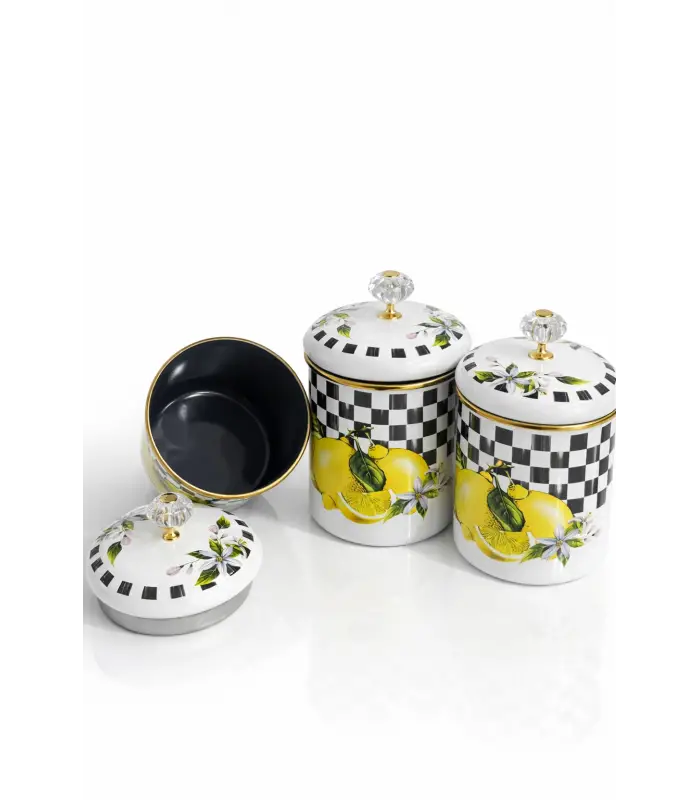 PR Home Lemon Emaye Baharatlık Seti 14 Cm