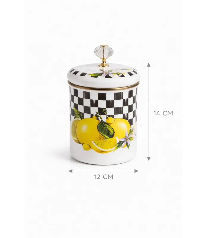 PR Home Lemon Emaye Baharatlık Seti 14 Cm