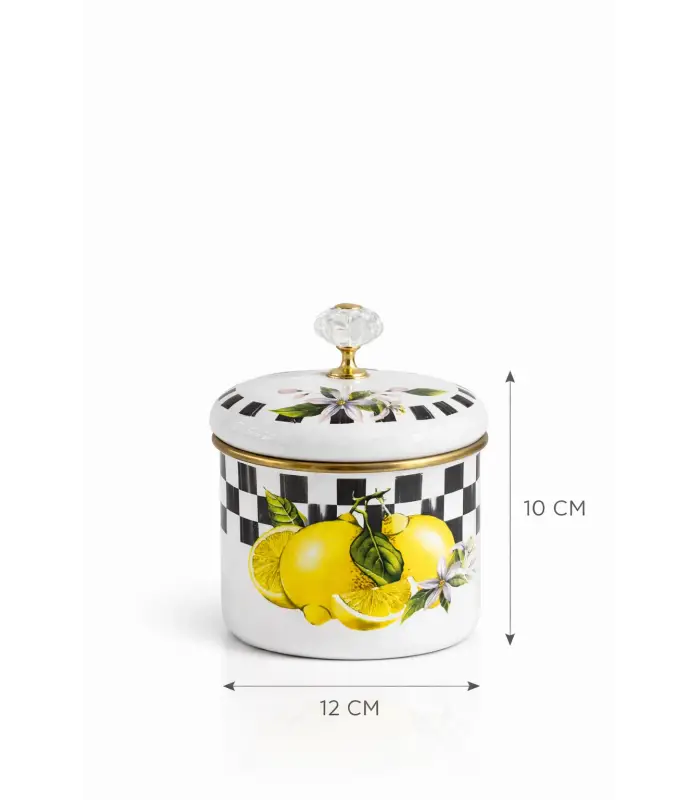 PR Home Lemon Emaye Baharatlık Seti 10 Cm