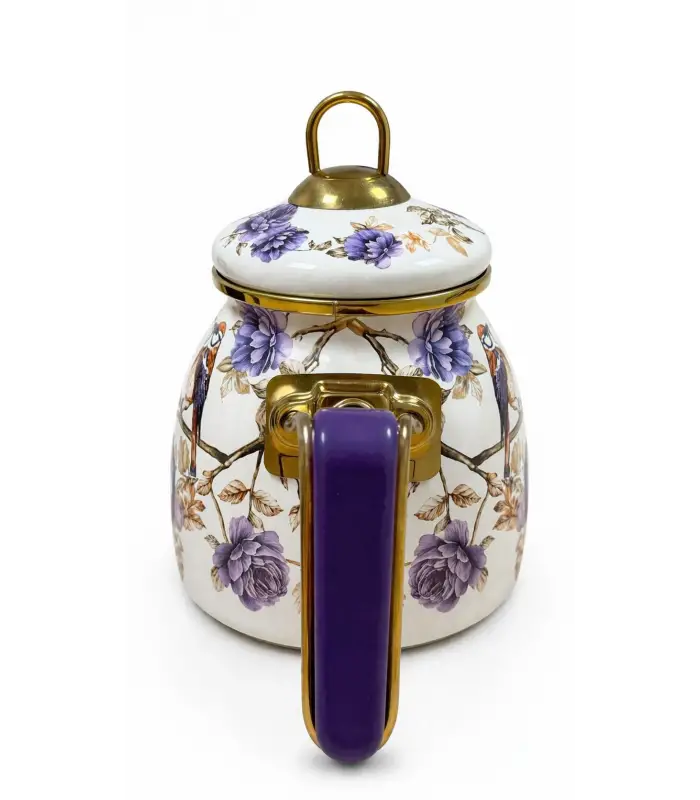 PR Home Fiorella Rose Model Emaye Çaydanlık