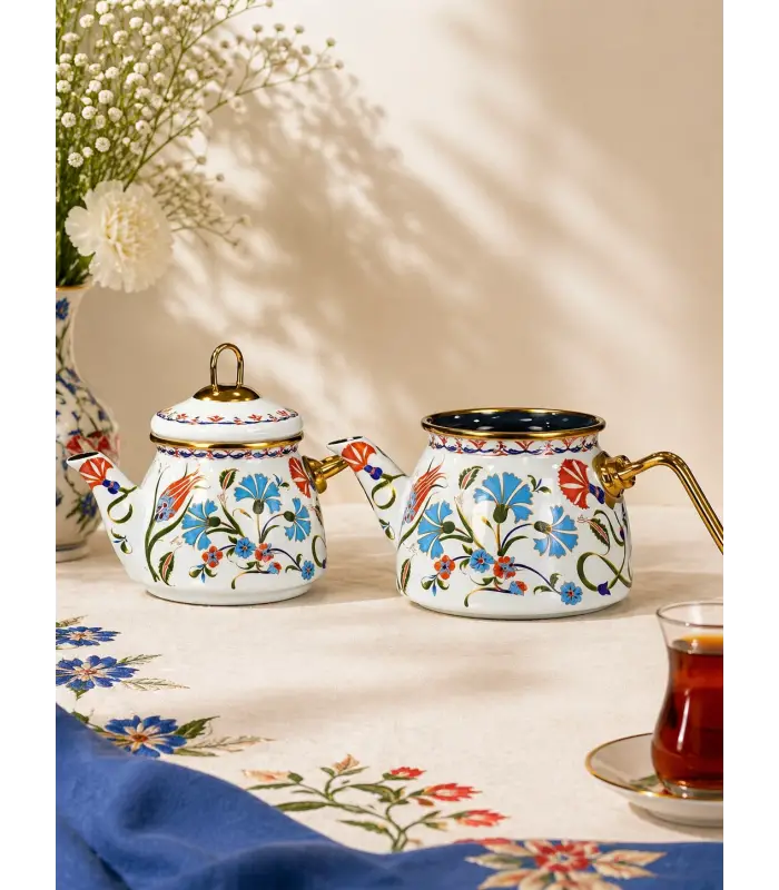 PR Home Defne Mini Model Emaye Çaydanlık