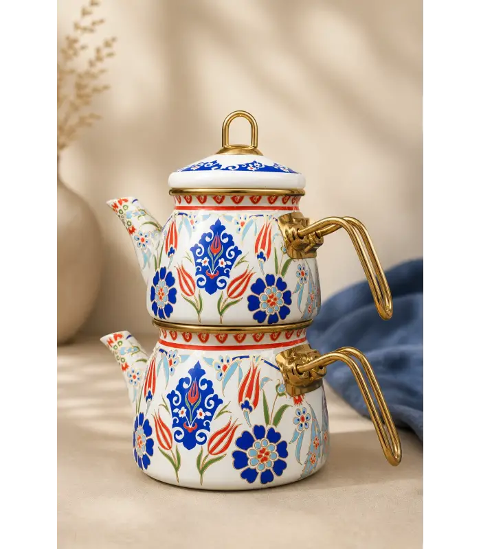 PR Home Neslişah Mini Model Emaye Çaydanlık