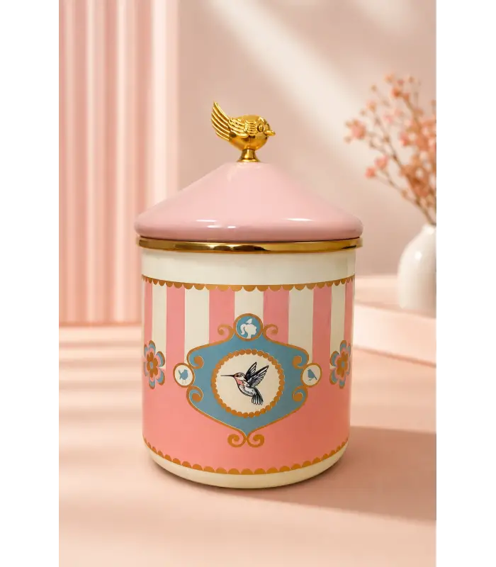 PR Home Alaria Pembe Emaye Baharatlık Seti 12 Cm