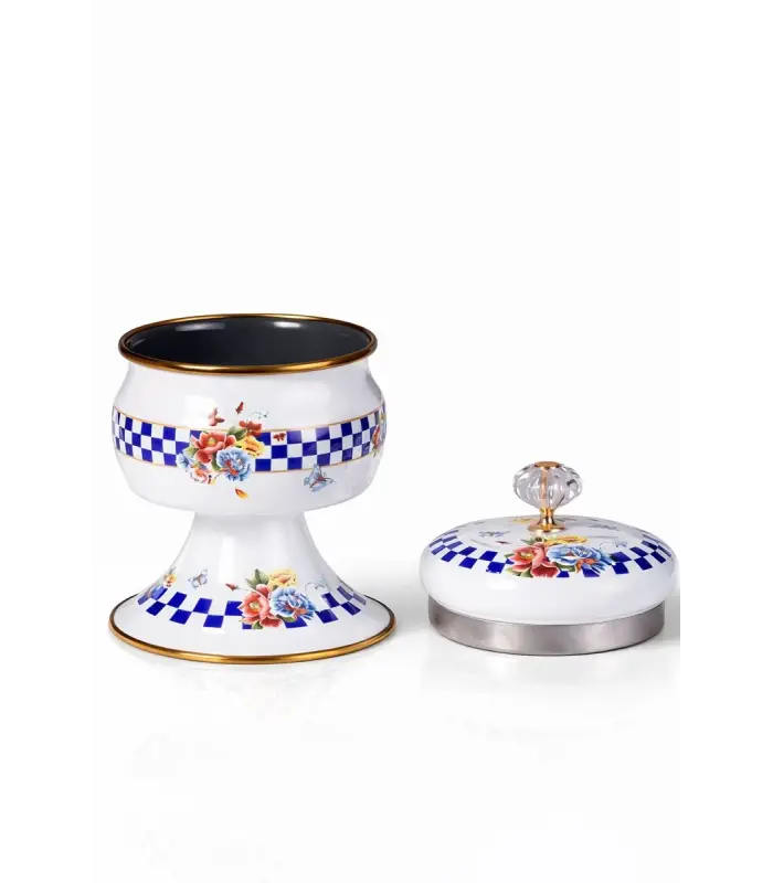 PR Home Allegro Emaye Ayaklı Şekerlik