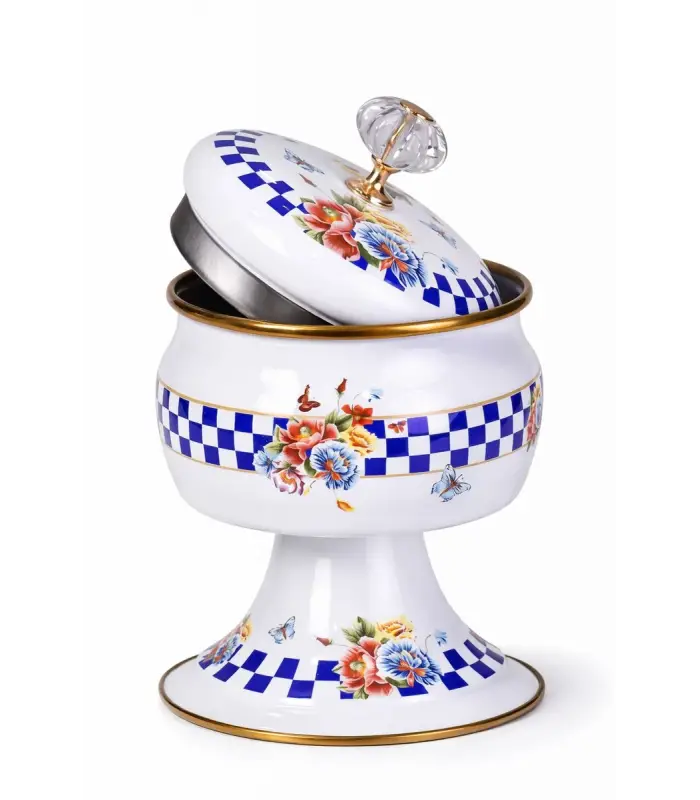 PR Home Allegro Emaye Ayaklı Şekerlik