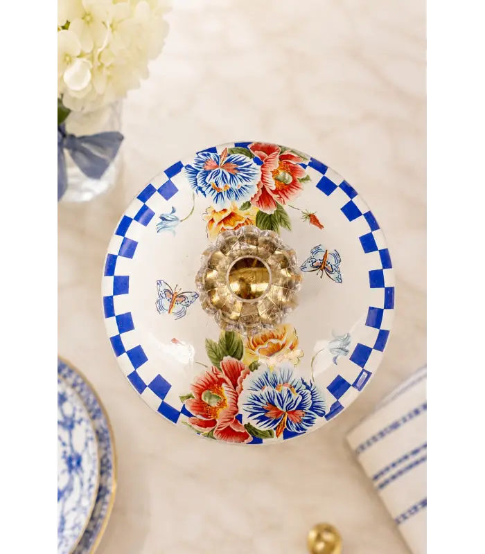 PR Home Allegro Emaye Ayaklı Şekerlik