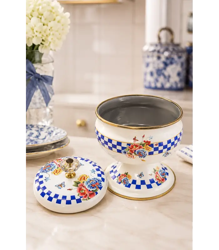 PR Home Allegro Emaye Ayaklı Şekerlik