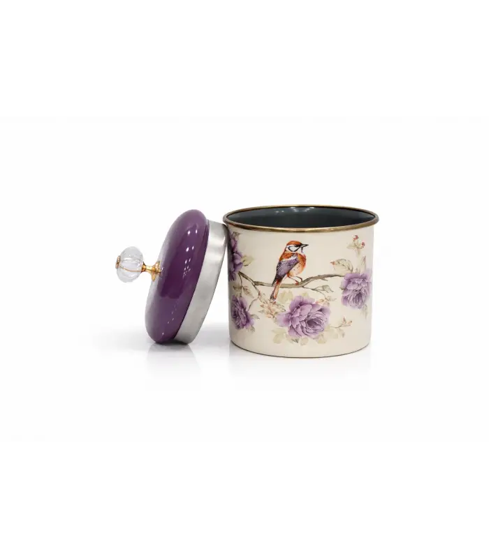 PR Home Fiorella Emaye Baharatlık Kavanoz Orta Boy 12 cm