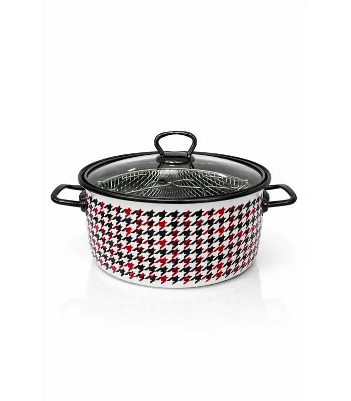 PR Home Forte Black Emaye Kızartma Tenceresi 22 cm
