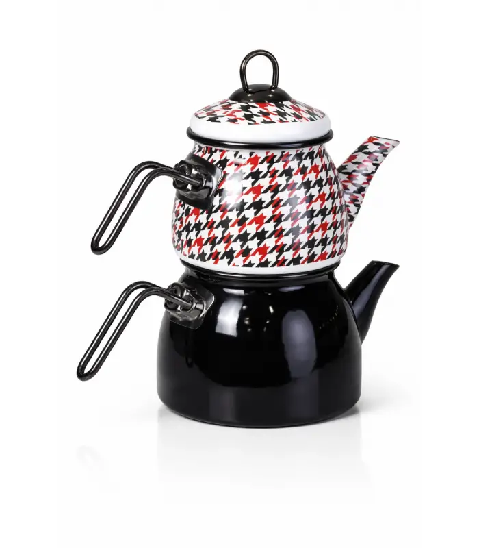 PR Home Forte Black Mini Model Emaye Çaydanlık