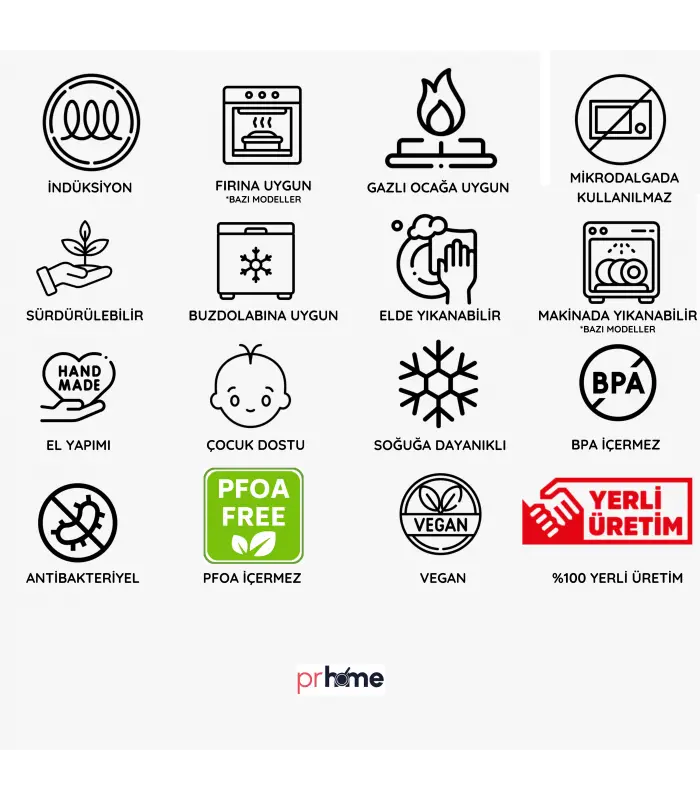 PR Home Forte Emaye Tepsi 28 cm