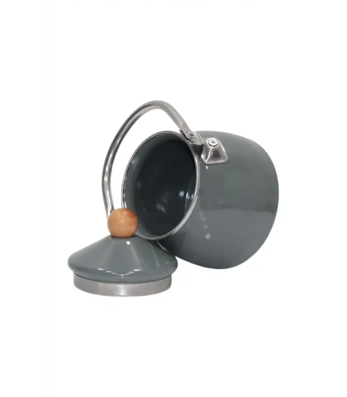 PR Home Gray Emaye Demlik Kettle Küçük 1.1 LT