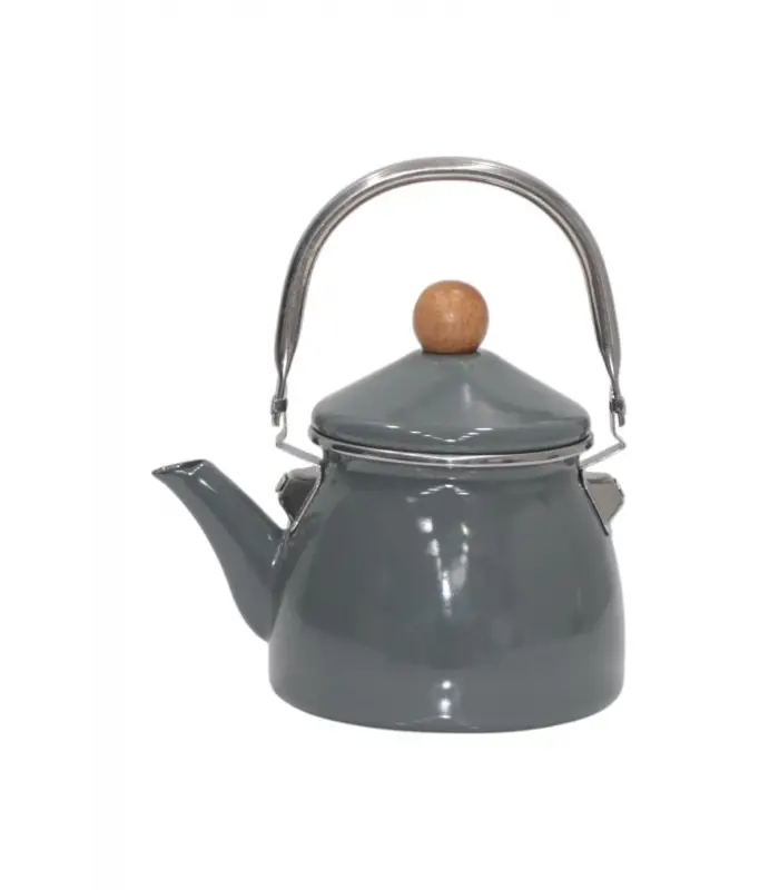 PR Home Gray Emaye Demlik Kettle Küçük 1.1 LT
