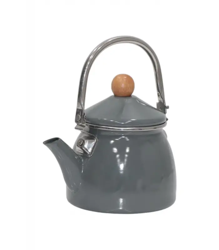 PR Home Gray Emaye Demlik Kettle Küçük 1.1 LT