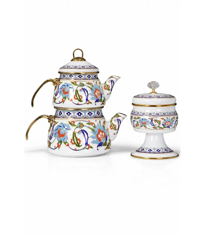 PR Home Hanzade Emaye Ayaklı Şekerlik