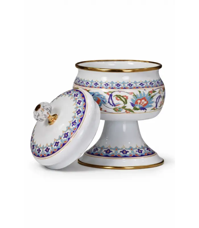 PR Home Hanzade Emaye Ayaklı Şekerlik