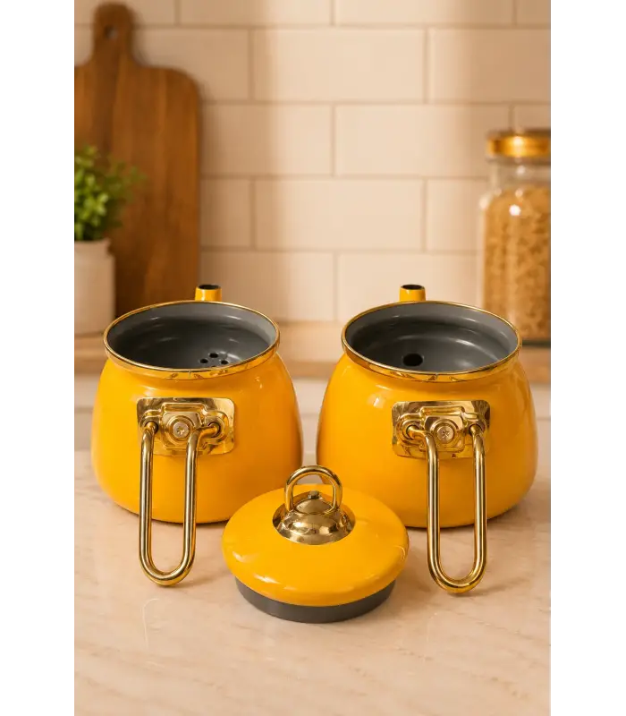 PR Home Hardal Mini Model Emaye Çaydanlık