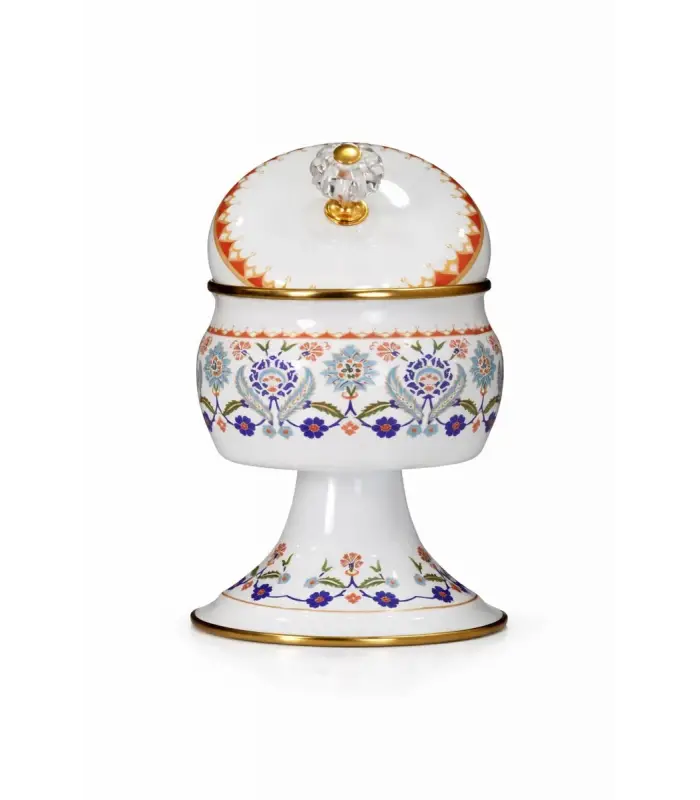 PR Home Humaşah Emaye Ayaklı Şekerlik