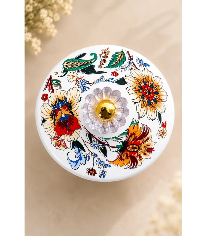 PR Home Magnolia Emaye Ayaklı Şekerlik